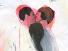 Kissing illustration by Katherine Streeter for NPR Kissing illustration by Katherine Streeter for NPR