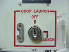 The launch-key mechanism at the deactivated Delta Nine Launch Facility near Wall, S.D., in 2002. The launch-key mechanism at the deactivated Delta Nine Launch Facility near Wall, S.D., in 2002.