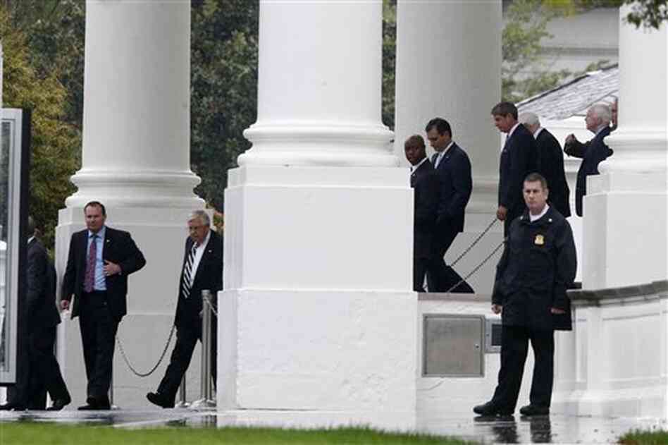 Republican senators after their meeting with President Obama, which was described by one as inconclusive. Republican senators after their meeting with President Obama, which was described by one as inconclusive.