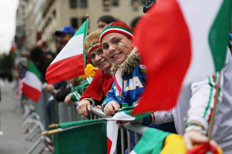 In New York City, the annual Columbus Day parade is a celebration of Italian-American heritage. In New York City, the annual Columbus Day parade is a celebration of Italian-American heritage.