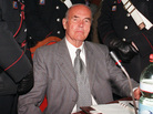 Former SS Captain Erich Priebke, seen here in Rome during his war crimes trial in 1996, died Friday at age 100. Authorities in Rome, Germany, and Argentina have rejected becoming his final resting place. Former SS Captain Erich Priebke, seen here in Rome during his war crimes trial in 1996, died Friday at age 100. Authorities in Rome, Germany, and Argentina have rejected becoming his final resting place.