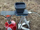 The FlameStower can charge USB-powered devices with fire. The FlameStower can charge USB-powered devices with fire.