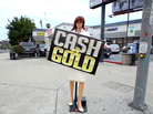A sign-waving mannequin, a still from a promotional YouTube video. A sign-waving mannequin, a still from a promotional YouTube video.