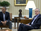 President Obama and Senate Majority Leader Harry Reid, D-Nev., shared the same goals but had notable stylistic differences in their approaches to the fiscal fight. President Obama and Senate Majority Leader Harry Reid, D-Nev., shared the same goals but had notable stylistic differences in their approaches to the fiscal fight.