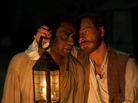 Chiwetel Ejiofor (left) plays Solomon Northrup, a New York freeman kidnapped into slavery in 1841 and eventually resold to plantation owner Edwin Epps (Michael Fassbender). Chiwetel Ejiofor (left) plays Solomon Northrup, a New York freeman kidnapped into slavery in 1841 and eventually resold to plantation owner Edwin Epps (Michael Fassbender).