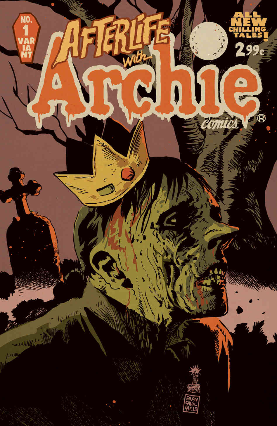 Cover of Afterlife with Archie #1. Cover of Afterlife with Archie #1.