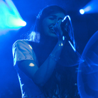 Cults performed live Wednesday at NPR Music's showcase at (Le) Poisson Rouge in New York. Cults performed live Wednesday at NPR Music's showcase at (Le) Poisson Rouge in New York.