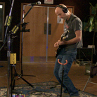 Moby performs with his band at Village Studios in Los Angeles for KCRW. Moby performs with his band at Village Studios in Los Angeles for KCRW.