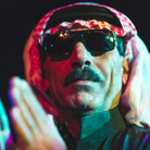 Omar Souleyman performed during NPR Music's showcase at Le Poisson Rouge in New York City on Wednesday, Oct. 16. Omar Souleyman performed during NPR Music's showcase at Le Poisson Rouge in New York City on Wednesday, Oct. 16.