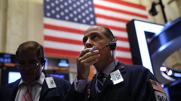 Traders work on the floor of the New York Stock Exchange on Wednesday, in New York City. (Image credit: Getty Images)
