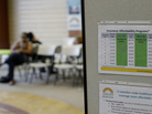 People wait to visit with volunteer counselors at Insure Central Texas in Austin on Oct. 1. People wait to visit with volunteer counselors at Insure Central Texas in Austin on Oct. 1.
