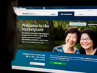 A woman looks at the HealthCare.gov insurance exchange internet site. A woman looks at the HealthCare.gov insurance exchange internet site.