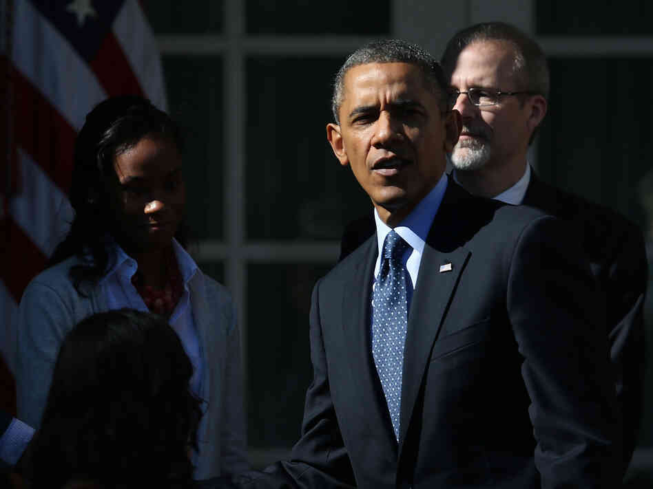 The mood wasn't sunny at the White House Rose Garden on Monday, as President Obama addressed the errors plaguing the computer system for health insurance enrollment. The mood wasn't sunny at the White House Rose Garden on Monday, as President Obama addressed the errors plaguing the computer system for health insurance enrollment.