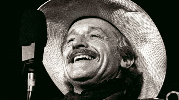 Ramblin' Jack Elliott performing live on Mountain Stage in 1989. (Mountain Stage)