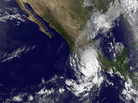 Hurricane Raymond is seen at 2 p.m. ET Monday, in a photo provided by NOAA. The storm is threatening an area of Mexico that's still coping with the effects of last month's massive rains. Hurricane Raymond is seen at 2 p.m. ET Monday, in a photo provided by NOAA. The storm is threatening an area of Mexico that's still coping with the effects of last month's massive rains.