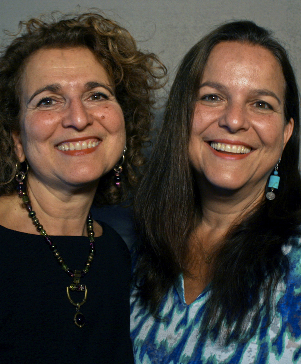 Priya Morganstern (left), 57, and Bhavani Jaroff, 56.