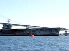 The decommissioned aircraft carrier USS Forrestal departs Newport, R.I., for a three-day cruise to Philadelphia in 2010. The decommissioned aircraft carrier USS Forrestal departs Newport, R.I., for a three-day cruise to Philadelphia in 2010.
