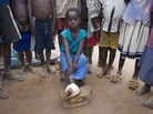 Hawah Alhassan, 5, contracted Guinea worm in a village near Tamale, Ghana, in 2007. The country eliminated the parasite in 2011. Hawah Alhassan, 5, contracted Guinea worm in a village near Tamale, Ghana, in 2007. The country eliminated the parasite in 2011.