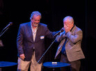 Kevin Murphy (left) comforts Bill Corbett after Bill incorrectly guessed that "War With The Mutant Spider Ants" was a movie title. (It's a Choose Your Own Adventure book, naturally.) Kevin Murphy (left) comforts Bill Corbett after Bill incorrectly guessed that "War With The Mutant Spider Ants" was a movie title. (It's a Choose Your Own Adventure book, naturally.)