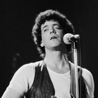 Lou Reed onstage in London in 1975 playing a transparent, Plexiglass guitar. Reed died Sunday. He was 71. Lou Reed onstage in London in 1975 playing a transparent, Plexiglass guitar. Reed died Sunday. He was 71.