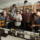 Typhoon performs a Tiny Desk Concert in October 2013. Typhoon performs a Tiny Desk Concert in October 2013.