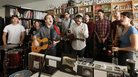 Typhoon performs a Tiny Desk Concert in October 2013. Typhoon performs a Tiny Desk Concert in October 2013.