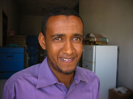 Ethiopian health official Abdulahi Mohamed says vaccinators along the Somali border are charged with immunizing all kids crossing who are under age 15. But he concedes that extremely poor pay may sap the workers' motivation. Ethiopian health official Abdulahi Mohamed says vaccinators along the Somali border are charged with immunizing all kids crossing who are under age 15. But he concedes that extremely poor pay may sap the workers' motivation.
