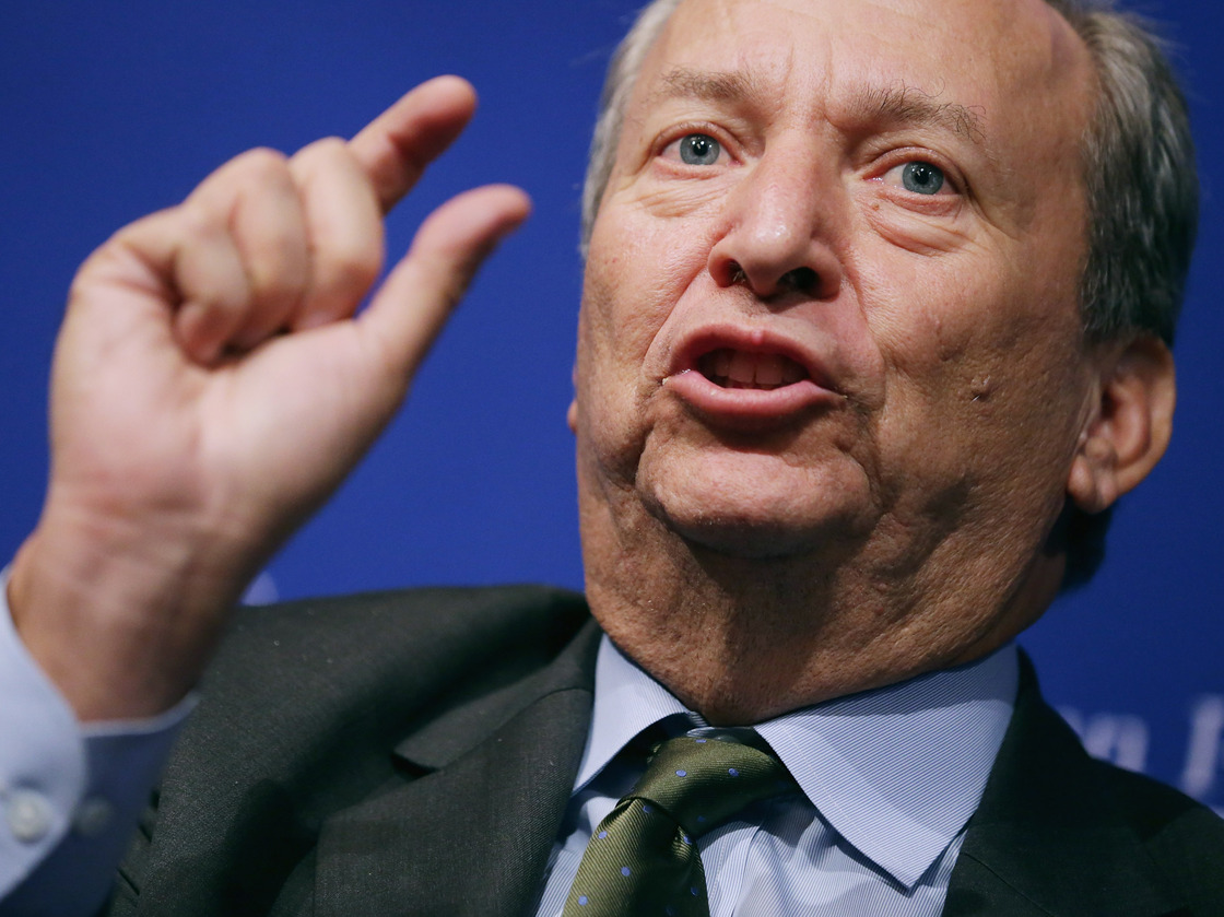 Clinton-era Treasury secretary and former Obama economic adviser Lawrence Summers last week in Washington, D.C.