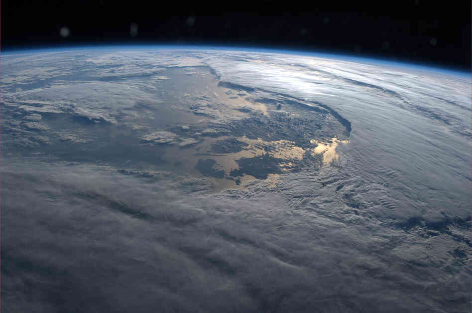 Flying over Germany.