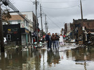 The Rockaway section of Queens, in New York City, was hit hard by Superstorm Sandy. Many people in the neighborhood, shown here on October 30, 2012, lost power. The Rockaway section of Queens, in New York City, was hit hard by Superstorm Sandy. Many people in the neighborhood, shown here on October 30, 2012, lost power.