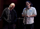 Ian MacKaye (left) and NPR's Stephen Thompson play an Ask Me Another Challenge in Washington, D.C. Ian MacKaye (left) and NPR's Stephen Thompson play an Ask Me Another Challenge in Washington, D.C.