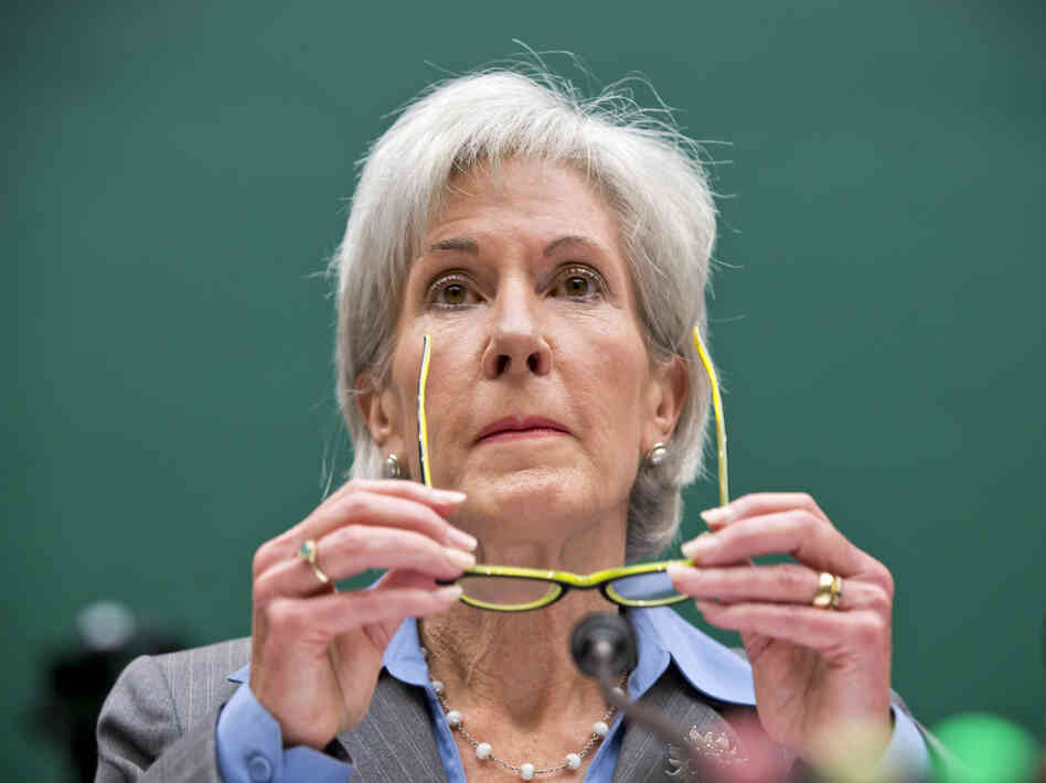 "I apologize," Health and Human Services Secretary Kathleen Sebelius said Wednesday at a congressional hearing on problems with HealthCare.gov. "I apologize," Health and Human Services Secretary Kathleen Sebelius said Wednesday at a congressional hearing on problems with HealthCare.gov.