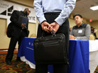 Looking for work: The scene at a job fair earlier this month in Emeryville, Calif. Looking for work: The scene at a job fair earlier this month in Emeryville, Calif.