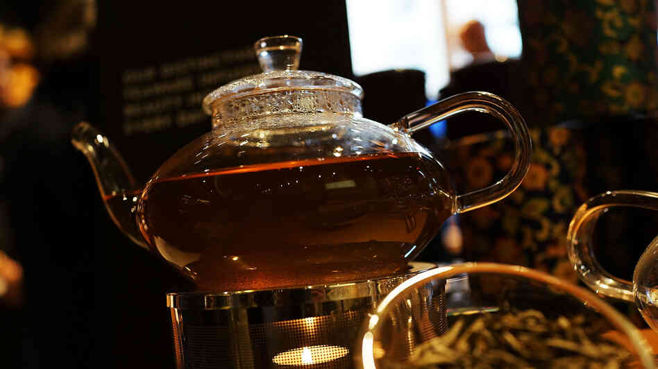 A pot of tea sits at the newly opened Teavana tea bar in New York City. A pot of tea sits at the newly opened Teavana tea bar in New York City.