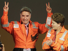 Batista appears with Brazilian President Dilma Rousseff during a ceremony in celebration of the start of oil production by OGX, Batista's oil and gas company, in 2012. The company filed for bankruptcy Wednesday. Batista appears with Brazilian President Dilma Rousseff during a ceremony in celebration of the start of oil production by OGX, Batista's oil and gas company, in 2012. The company filed for bankruptcy Wednesday.
