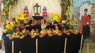 A Mexican altar for Día de los Muertos. A Mexican altar for Día de los Muertos.