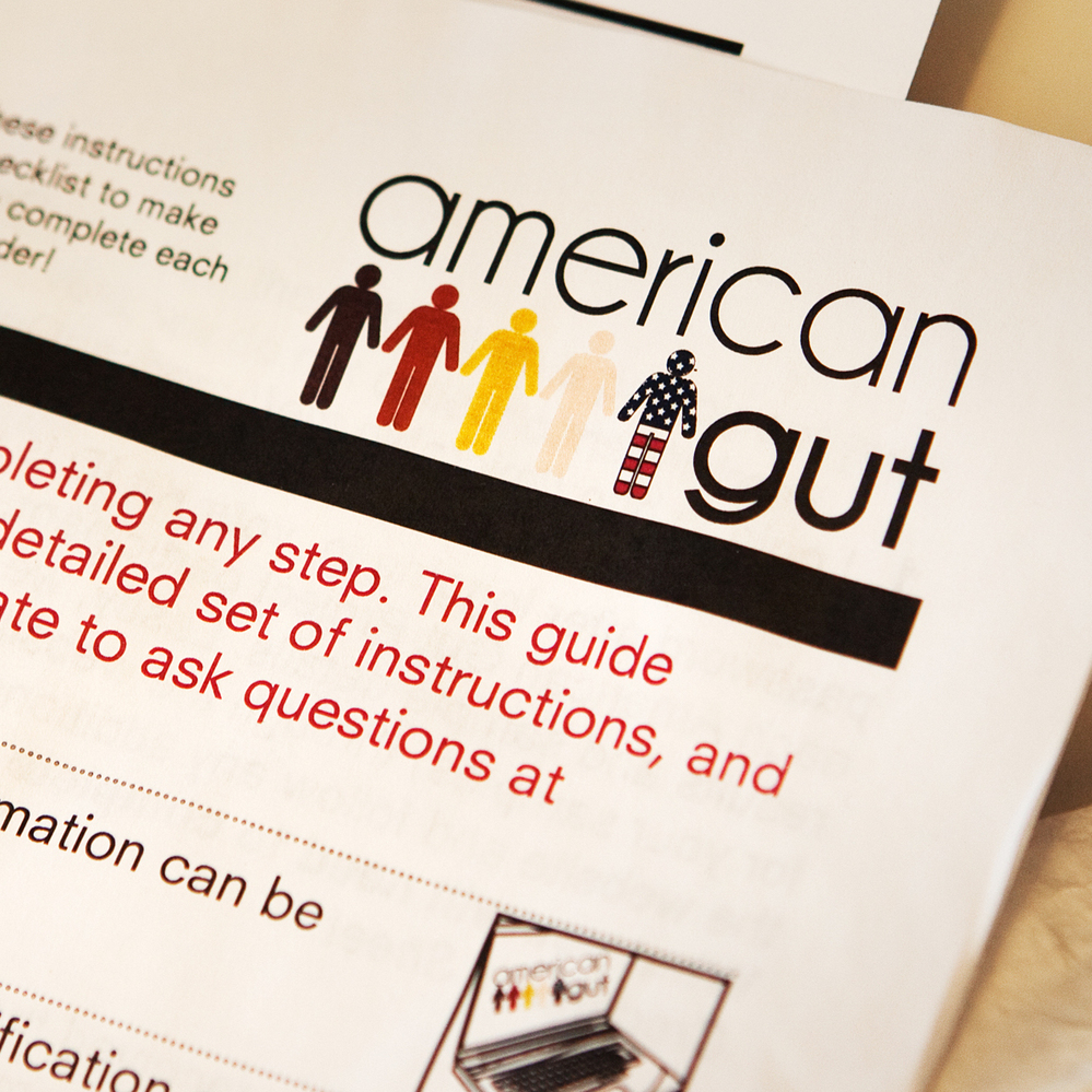 Participants in the American Gut Project are asked to keep track of everything they eat for a week.