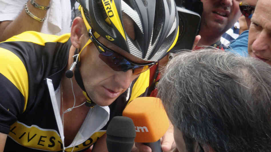 Alex Gibney's documentary started as a flattering profile of competitive cyclist Lance Armstrong, but all that changed after Armstrong admitted to years of doping — and lying to everyone about it. Alex Gibney's documentary started as a flattering profile of competitive cyclist Lance Armstrong, but all that changed after Armstrong admitted to years of doping — and lying to everyone about it.