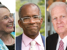 A composite image of Rabbi Nancy Fuchs Kreimer, Randall Kennedy and James Billington. A composite image of Rabbi Nancy Fuchs Kreimer, Randall Kennedy and James Billington.