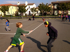 Students play tag at Ruby Bridges Elementary in Alameda, Calif. The school has expanded recess time with help from the nonprofit group Playworks. Students play tag at Ruby Bridges Elementary in Alameda, Calif. The school has expanded recess time with help from the nonprofit group Playworks.