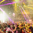 A crush of fans dance together at a Bassnectar performance, from the 2013 Mountain Oasis festival. A crush of fans dance together at a Bassnectar performance, from the 2013 Mountain Oasis festival.