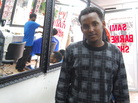 Philip Giray came from Eritrea to Israel two years ago. He is one of some 60,000 migrants living in Israel. Philip Giray came from Eritrea to Israel two years ago. He is one of some 60,000 migrants living in Israel.