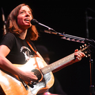 Ani DiFranco performing live on Mountain Stage. Ani DiFranco performing live on Mountain Stage.