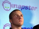 Napster founder Shawn Fanning in February 2001, after a ruling that the free Internet-based service must stop allowing copyrighted material to be shared. Napster founder Shawn Fanning in February 2001, after a ruling that the free Internet-based service must stop allowing copyrighted material to be shared.