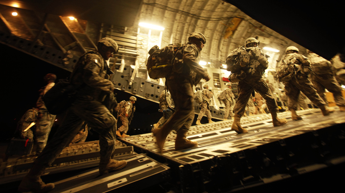 U.S. Army soldiers begin their journey home from Iraq on July 13, 2010. U.S. Army soldiers begin their journey home from Iraq on July 13, 2010.