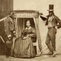 A lady with two slaves, in Bahia, Brazil, 1860. A lady with two slaves, in Bahia, Brazil, 1860.