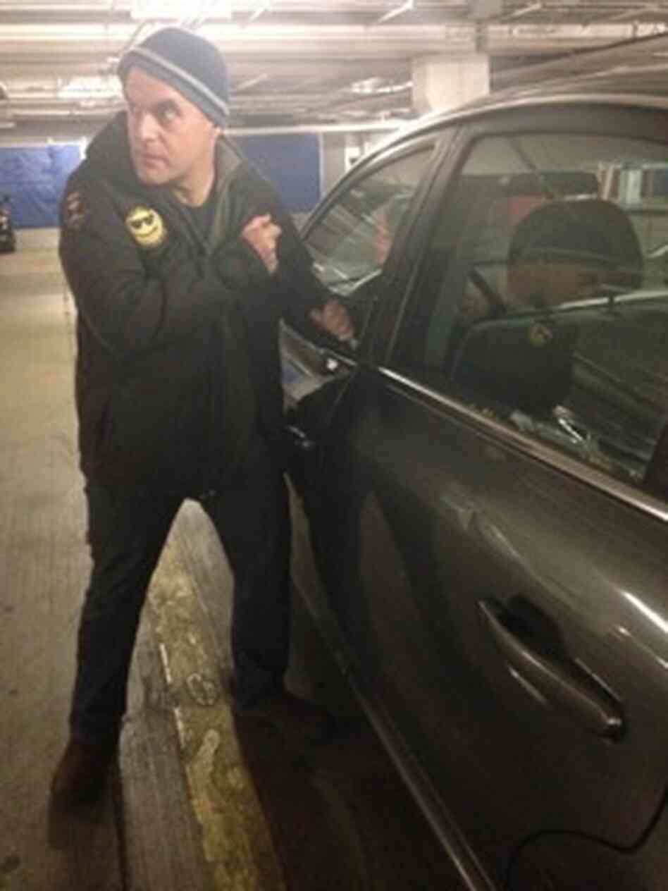 Peter Sagal "upgrading" from his Ford Fiesta. Peter Sagal "upgrading" from his Ford Fiesta.
