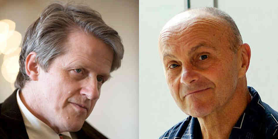 Robert Shiller and Eugene Fama shared this year's Nobel Memorial Prize. Robert Shiller and Eugene Fama shared this year's Nobel Memorial Prize.