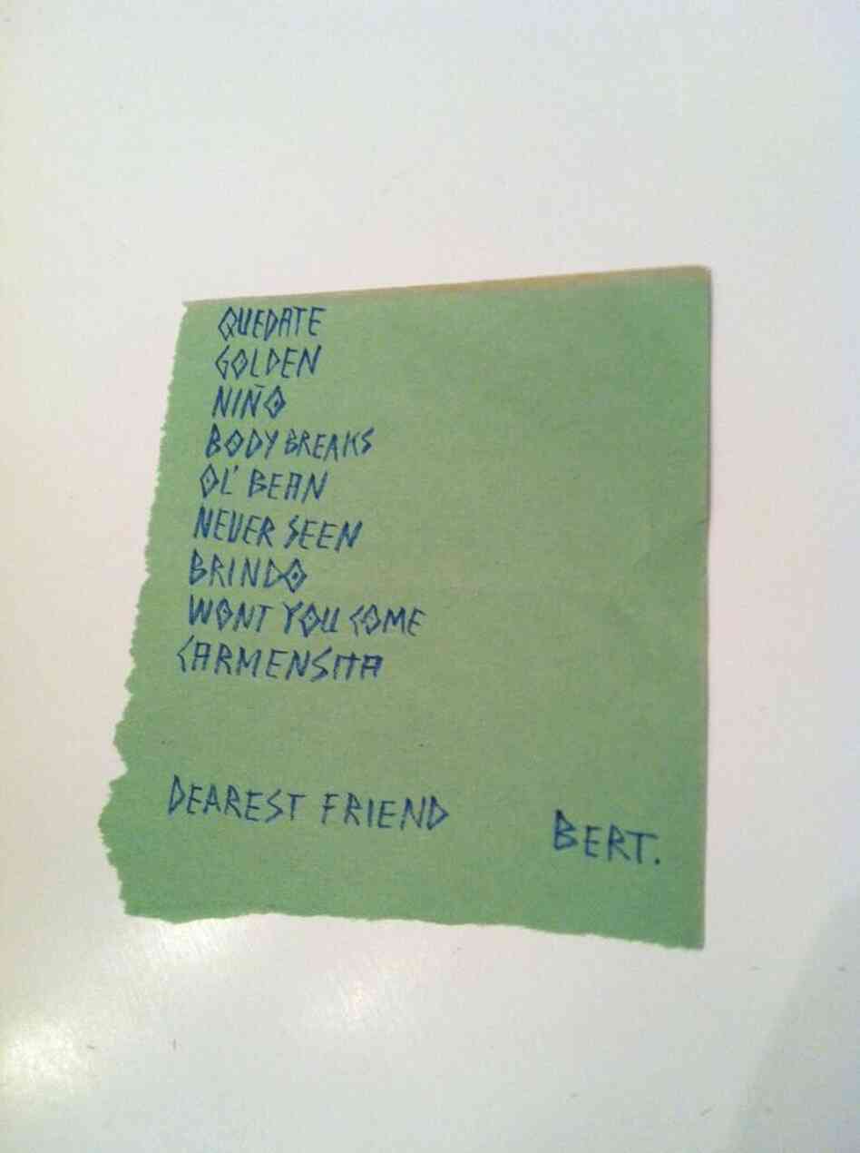 Devenda Banhart at the Bowery Ballroom (New York City, NY), Oct. 28, 2012.