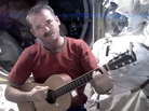 Astronaut Chris Hadfield records the first music video from space on May 12, 2013. Astronaut Chris Hadfield records the first music video from space on May 12, 2013.